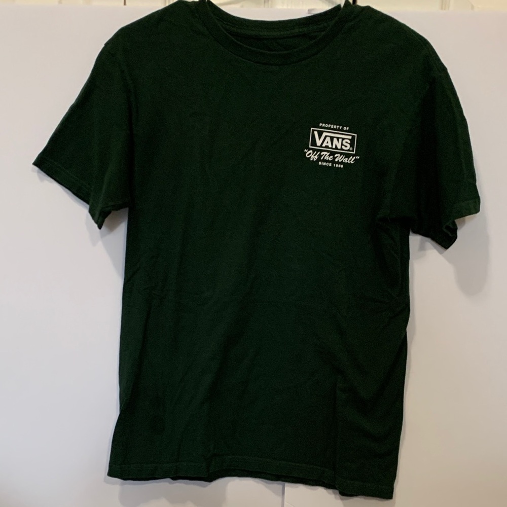 Vans Men's Dark Green T-Shirt